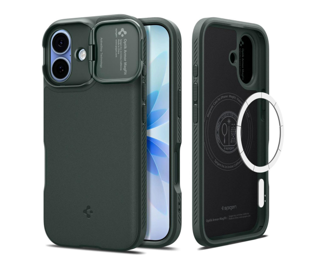 Spigen Optik Armor Mag Magsafe do Iphone 17 Abyss Green - 1359850 - zdjęcie